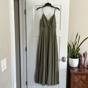 Birdy Grey Dress- size small, dark sage green